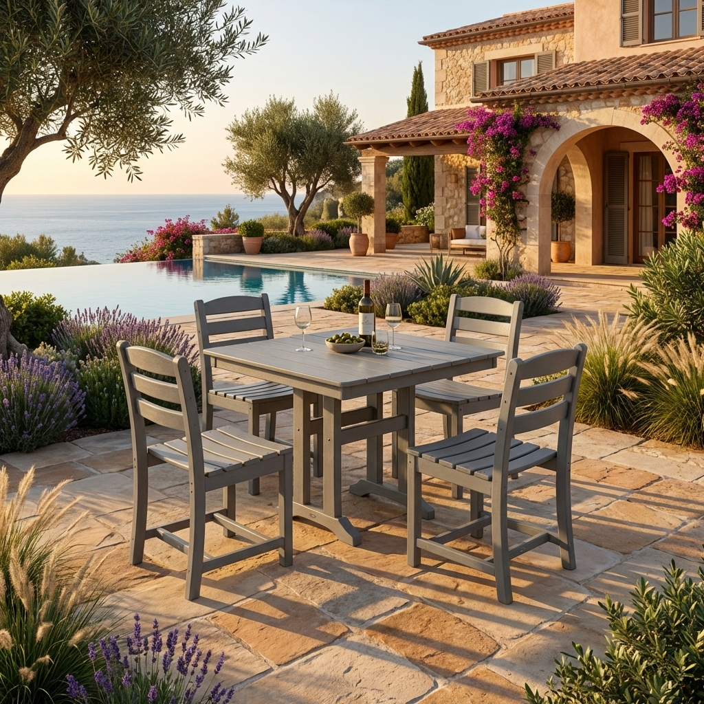 4 Kişilik Kare Masa Takımı